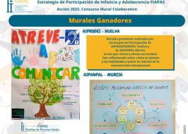 Enhorabuena a las entidades ganadoras del Concurso de Murales Colaborativos 2023, organizado por la Confederación española de Familias de Personas Sordas-FIAPAS.